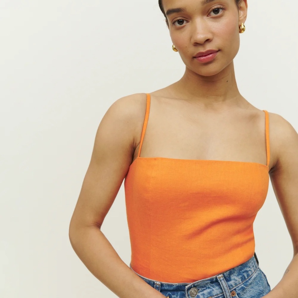 Reformation Overland Linen Top sz 6